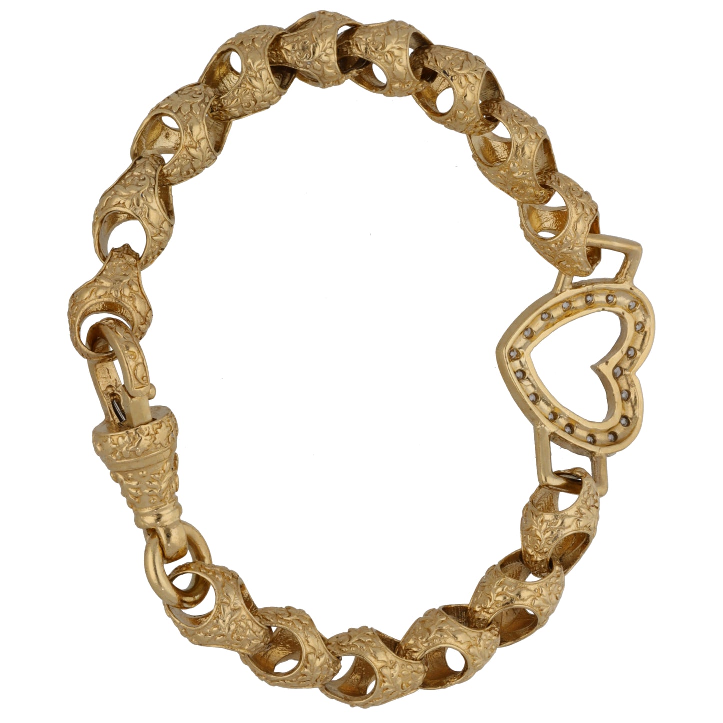 9ct Gold Cubic Zirconia Alternative Bracelet