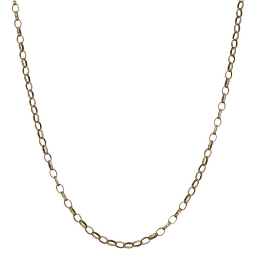 9ct Gold Belcher Chain 18"