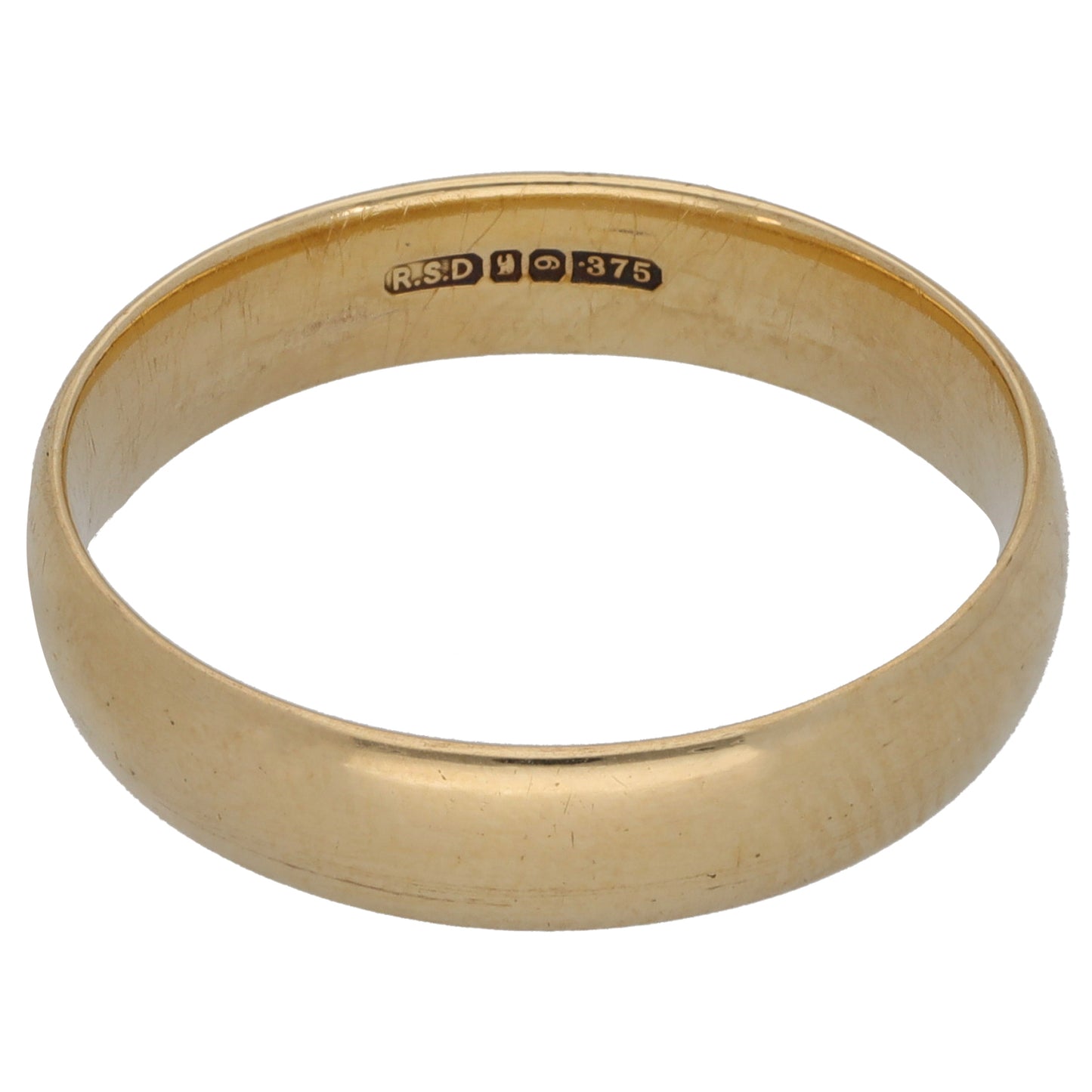9ct Gold Plain Wedding Ring Size V