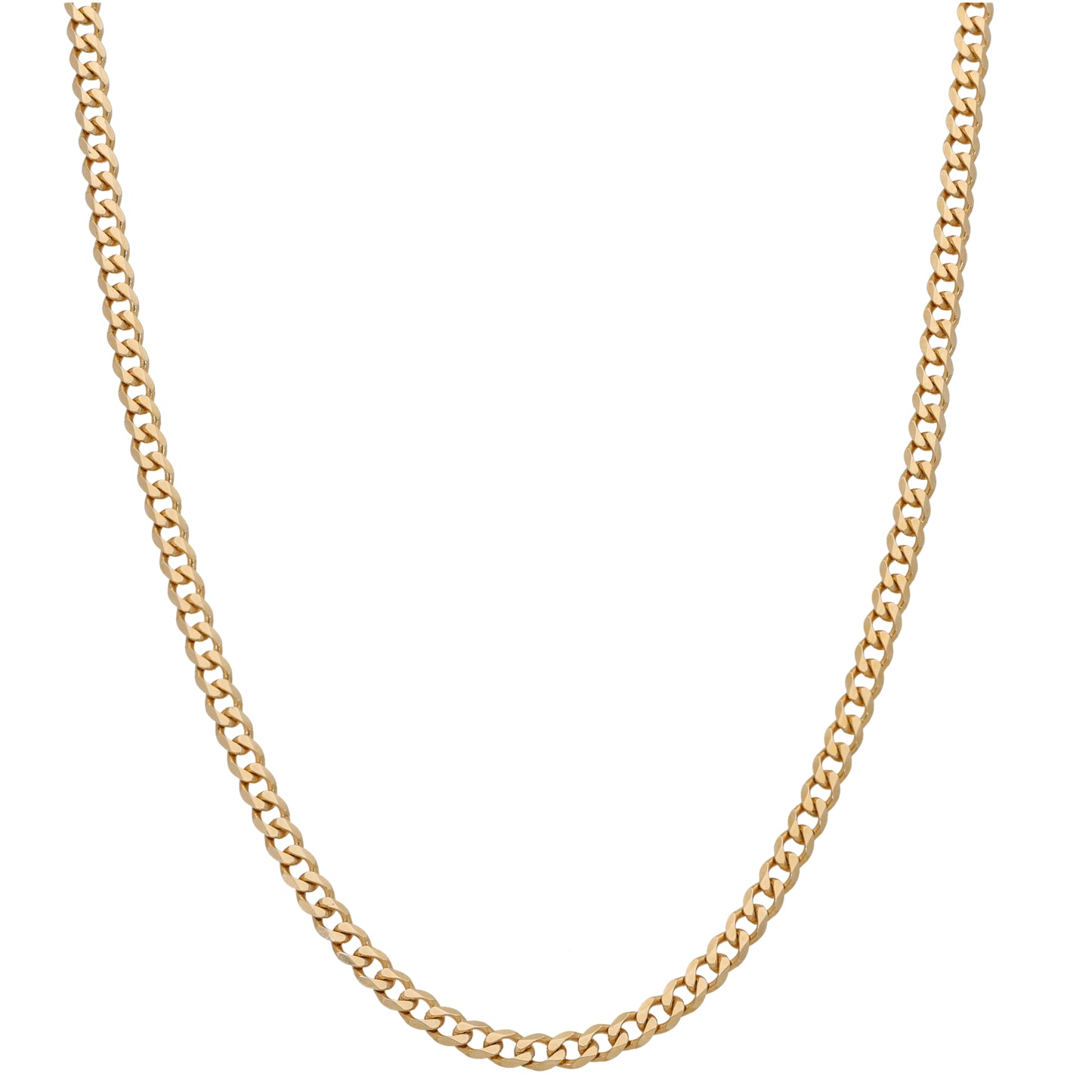 9ct Gold Curb Chain 24"