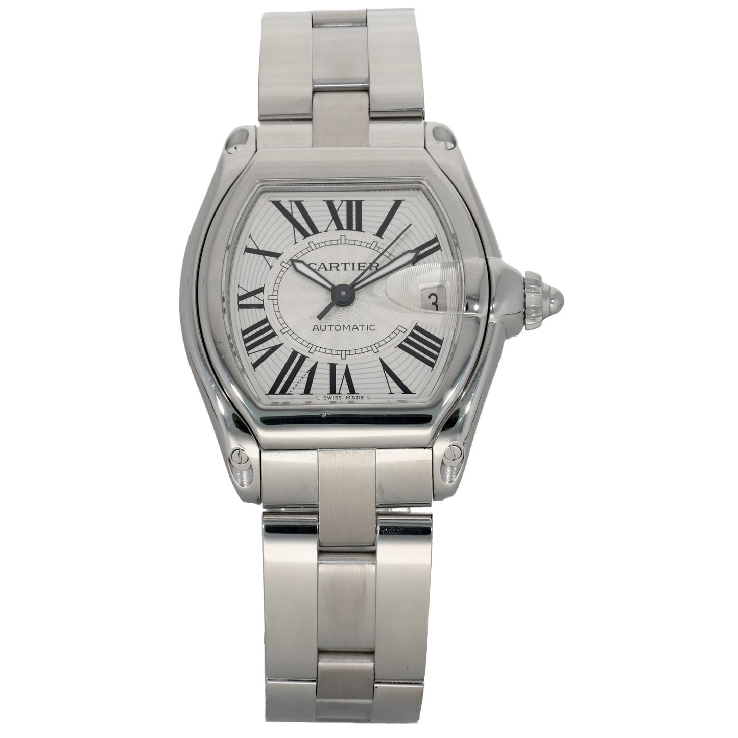 Cartier Roadster W62025V3 38mm Stainless Steel Watch
