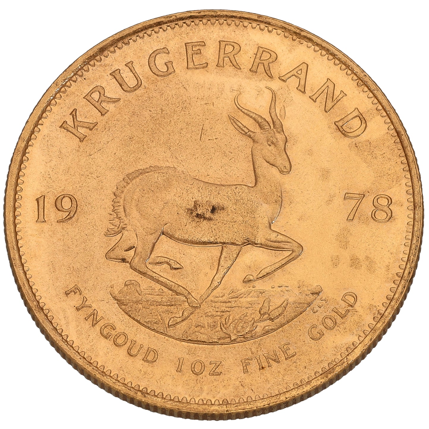22ct Gold 1 OZ Krugerrand Coin 1978