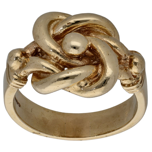 9ct Gold Knot Ring Size Z