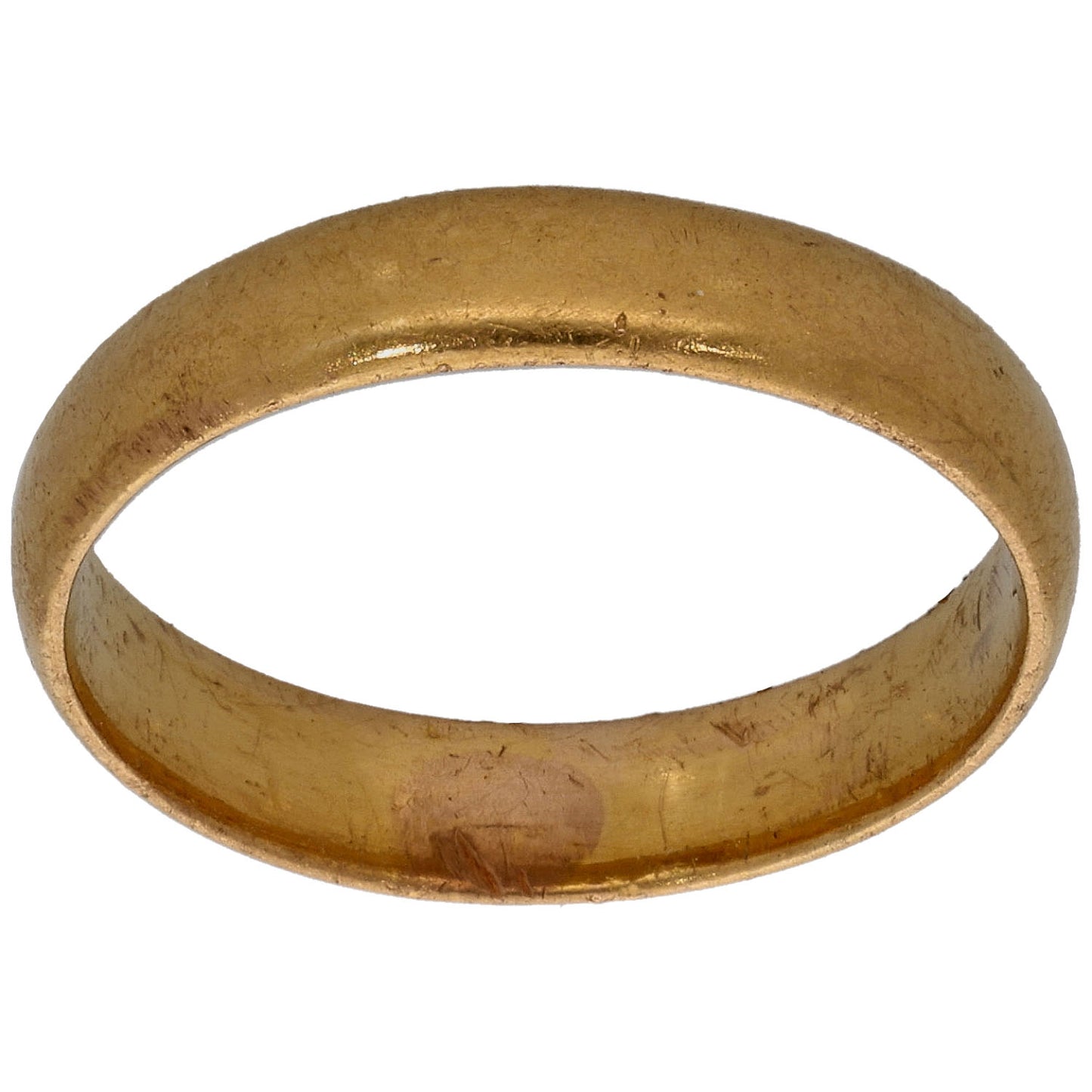 22ct Gold Plain Wedding Ring Size P
