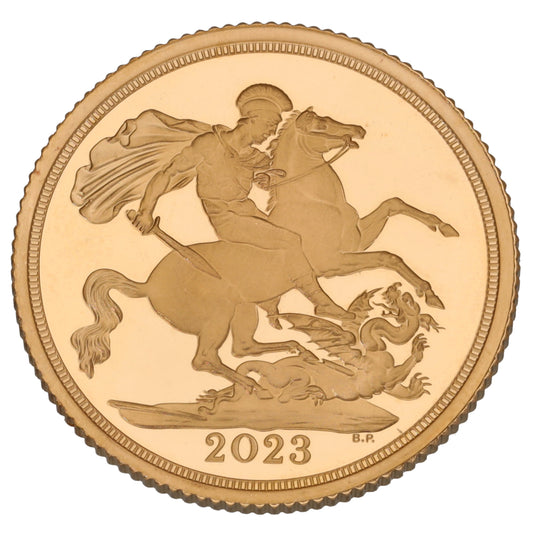 22ct Gold The Coronation Of King Charles III Full Sovereign Coin 2023