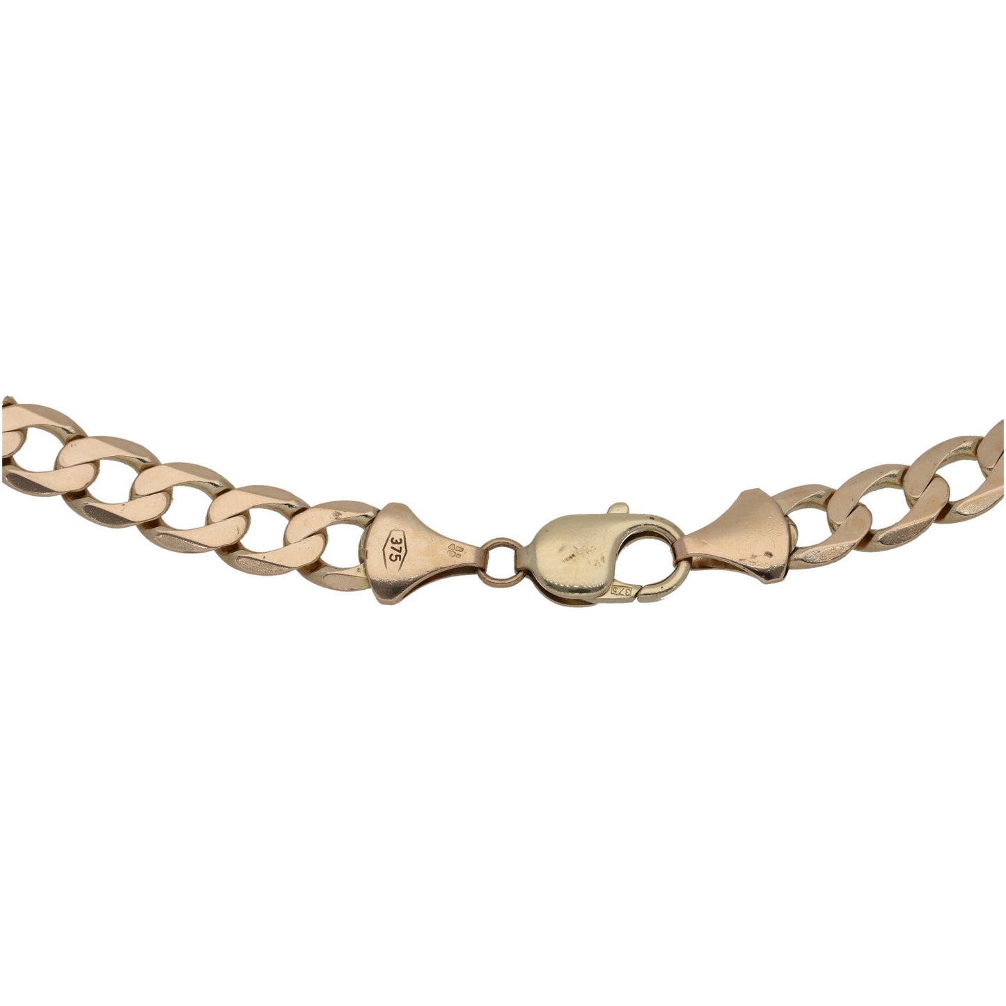 9ct Gold Curb Chain 20"