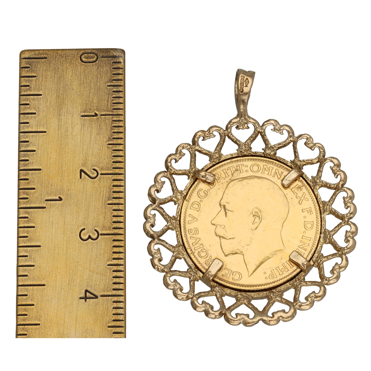9ct Gold Coin Pendant