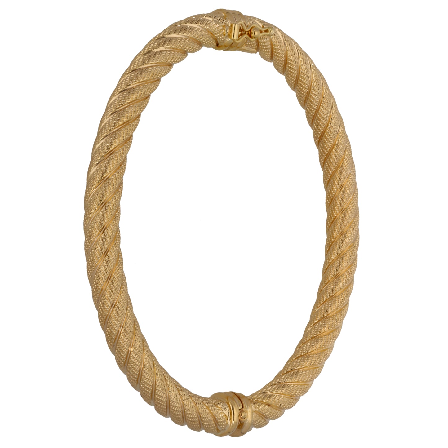 9ct Gold Hinged/Clasp Bangle