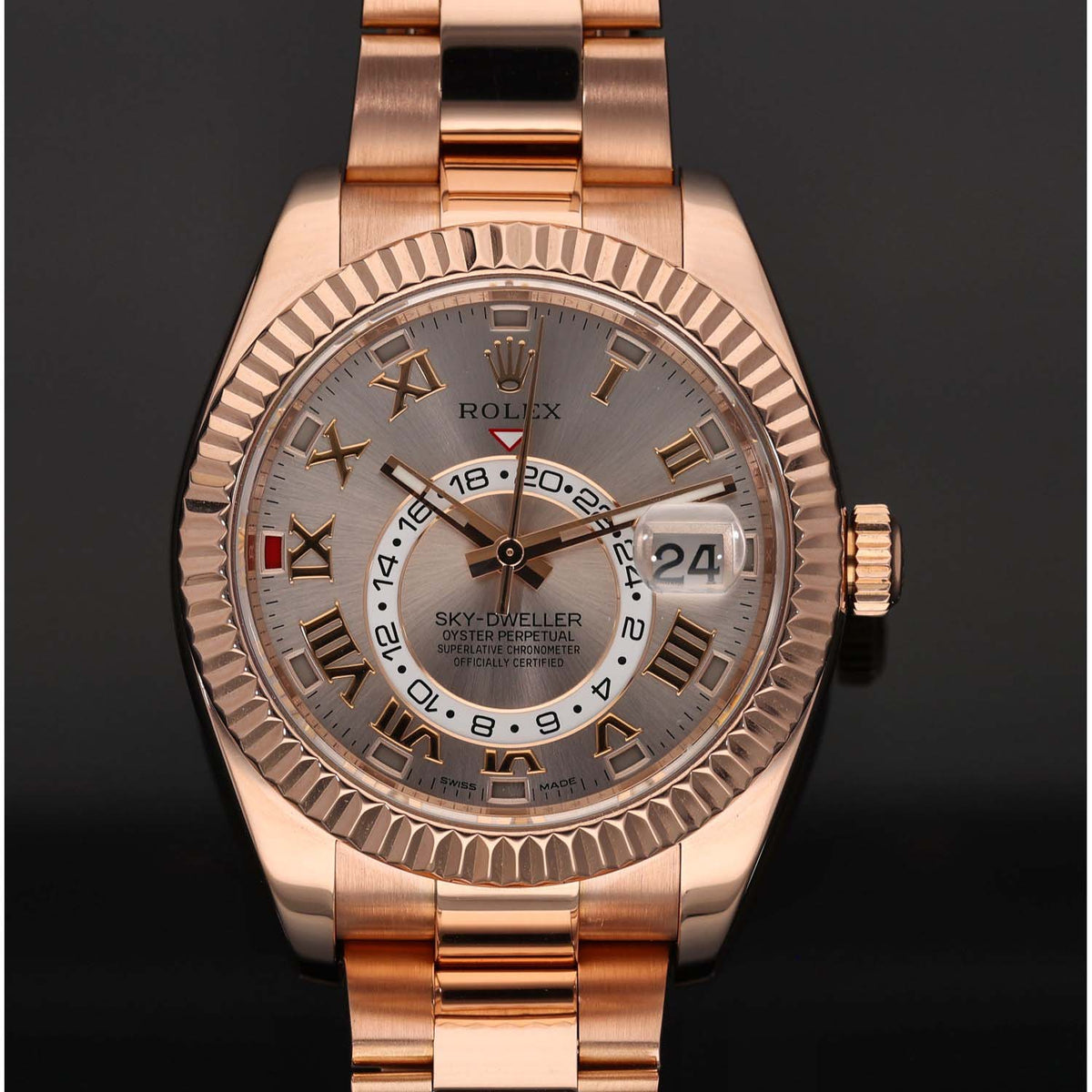 Rolex Sky Dweller 326935 42mm Rose Gold Watch