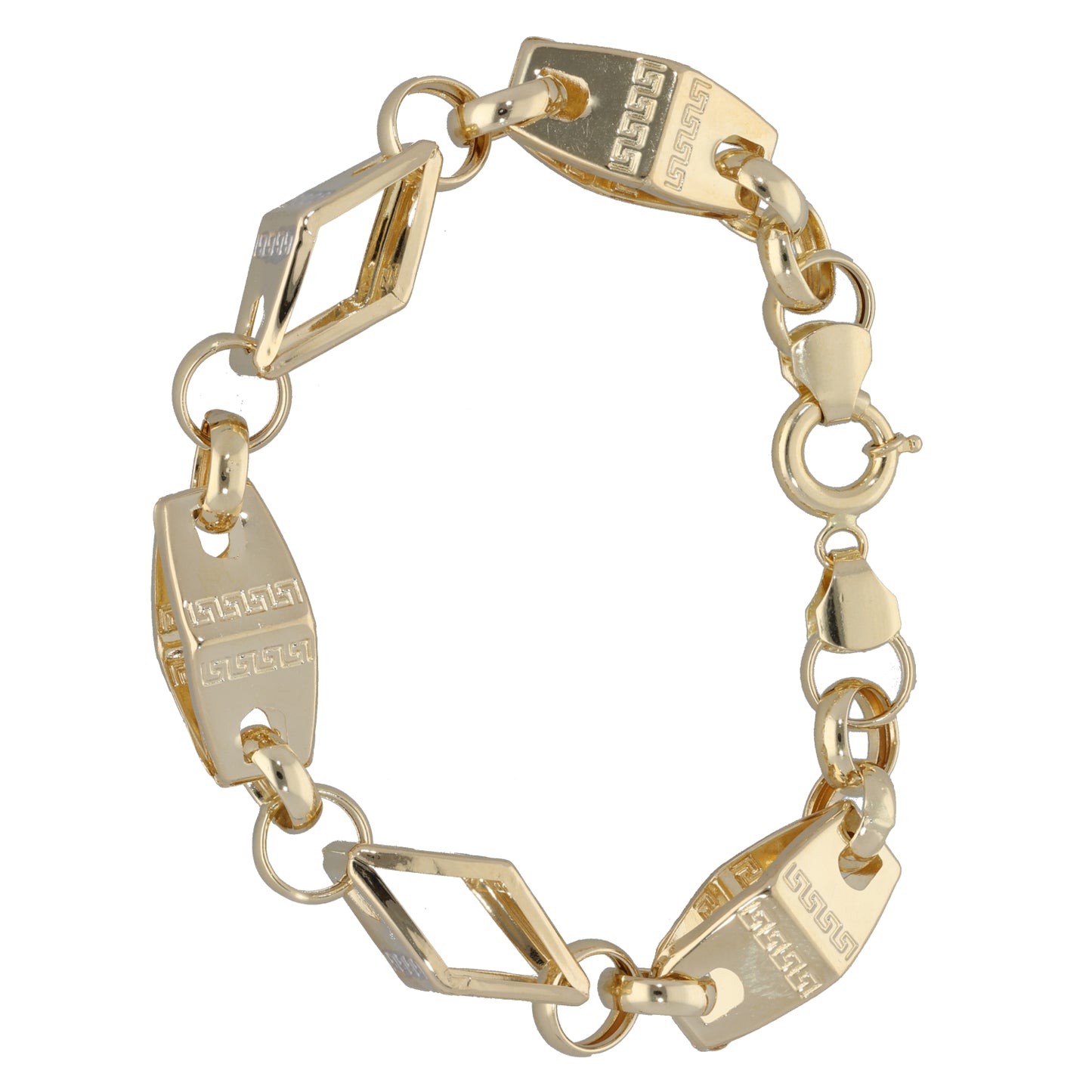 New 14ct Bicolour Gold Fancy Bracelet