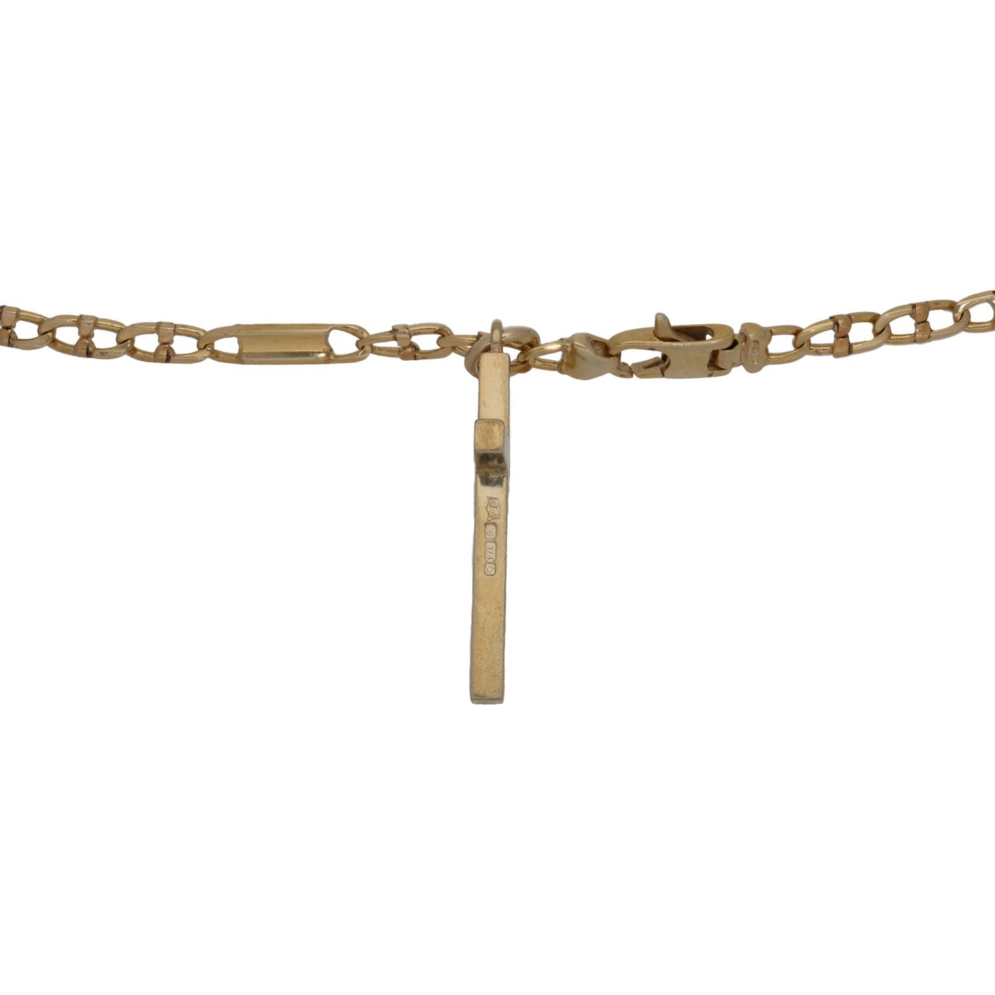 9ct Gold Cross Pendant With Chain