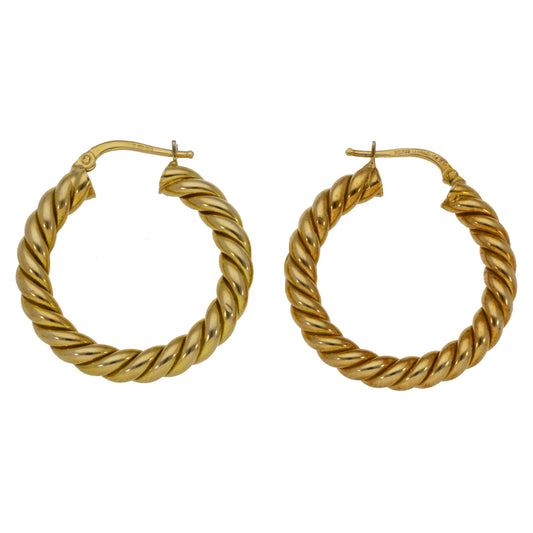 14ct Gold Hoop Earrings
