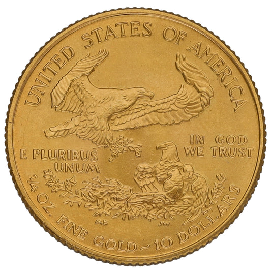 22ct Gold USA Eagle 1/4 OZ Coin 2001