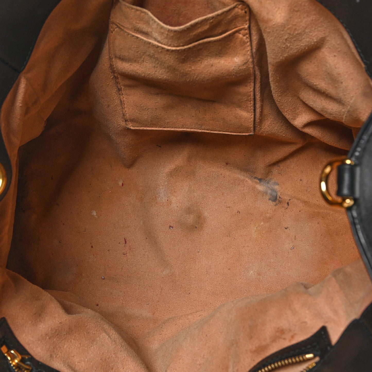 Gucci Soft Guccissima Tote Leather Bag - Black