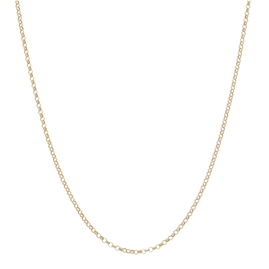 New 9ct Gold 1.3mm Micro Belcher Chain 18"-24"
