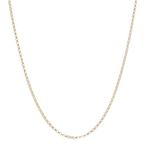 9ct Gold Micro Belcher Chain/Necklace 18