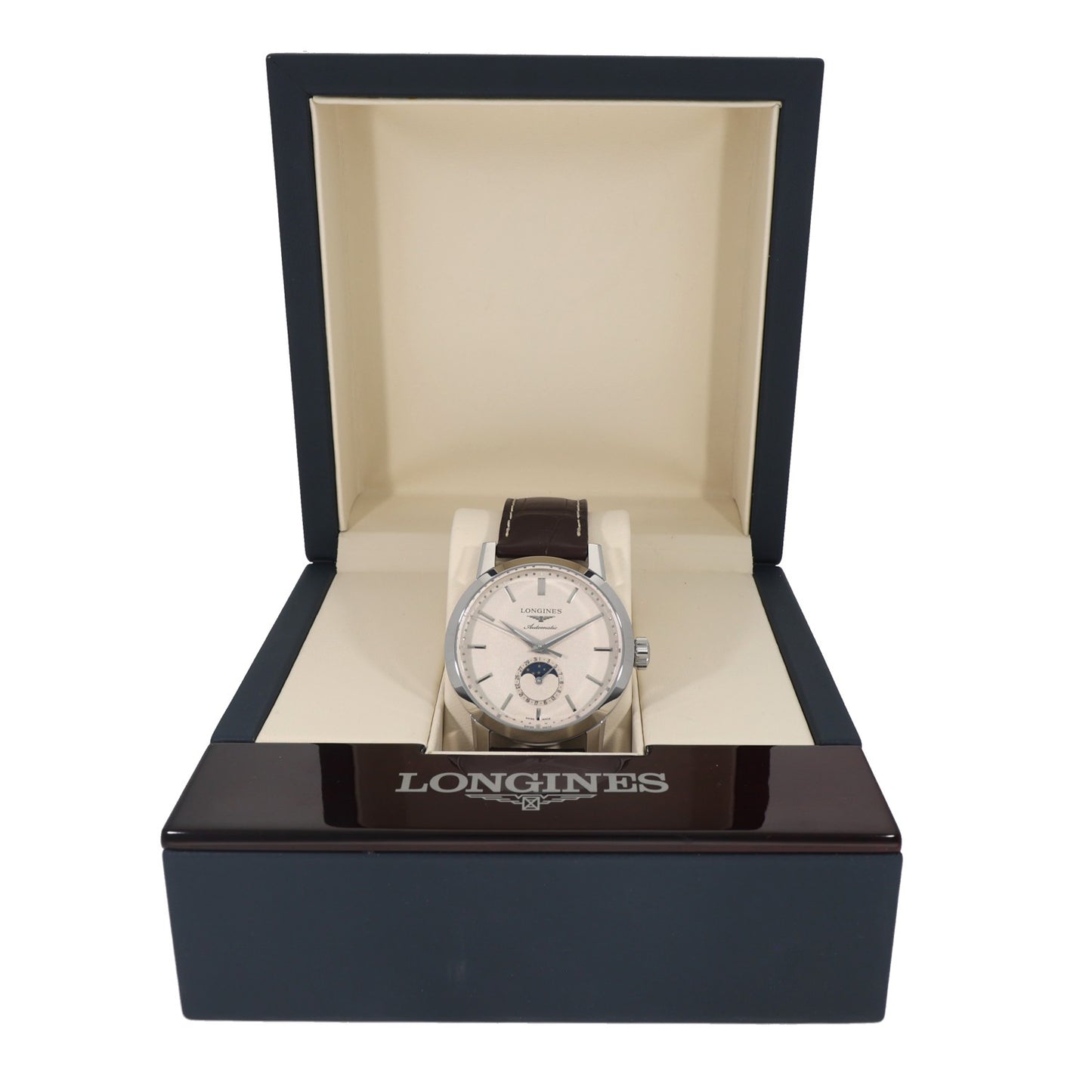 Longines Heritage 1832 Moonphase L4.826.4 40mm Stainless Steel Watch