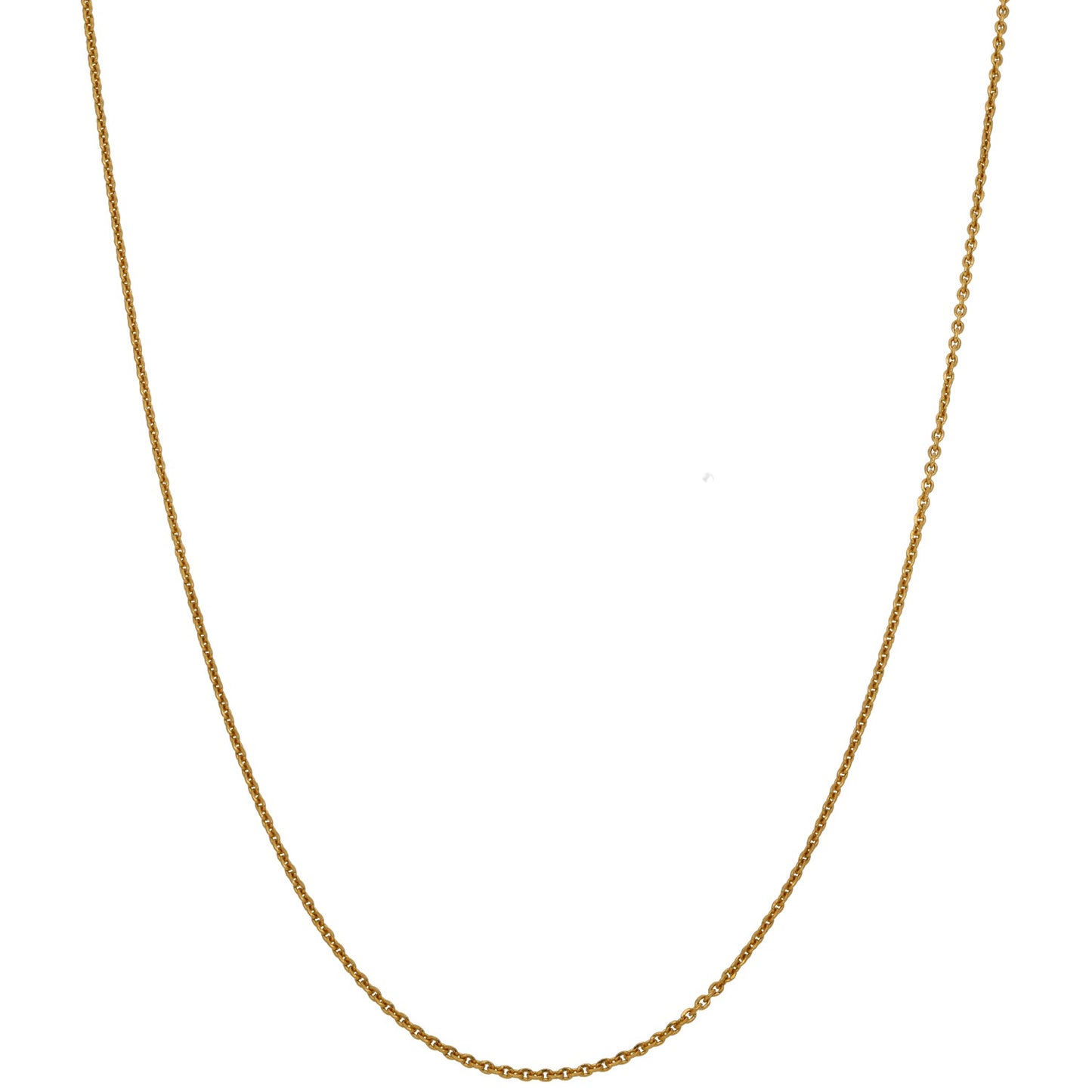 22ct Gold Trace Chain 18"