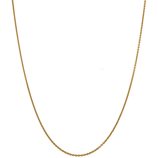 22ct Gold Trace Chain 18"