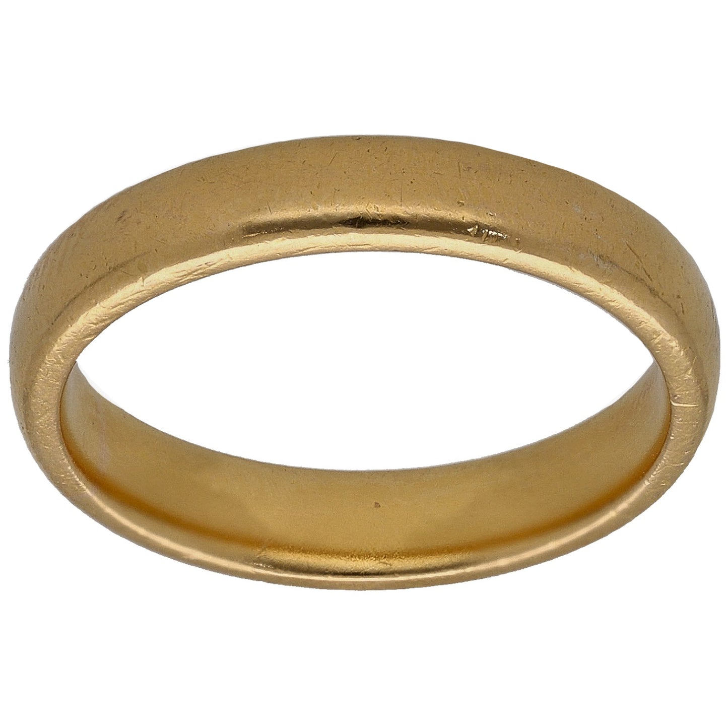 22ct Gold Plain Wedding Ring Size M