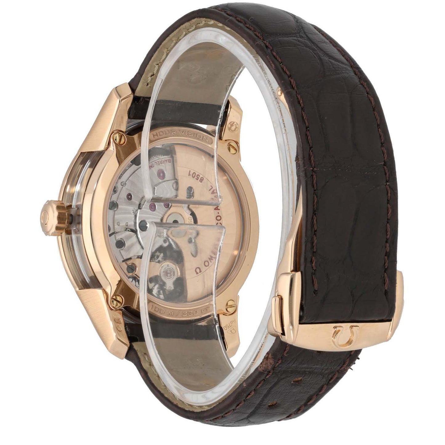 Omega De Ville Hour Vision 431.63.41.21.13.001 41mm Rose Gold Watch
