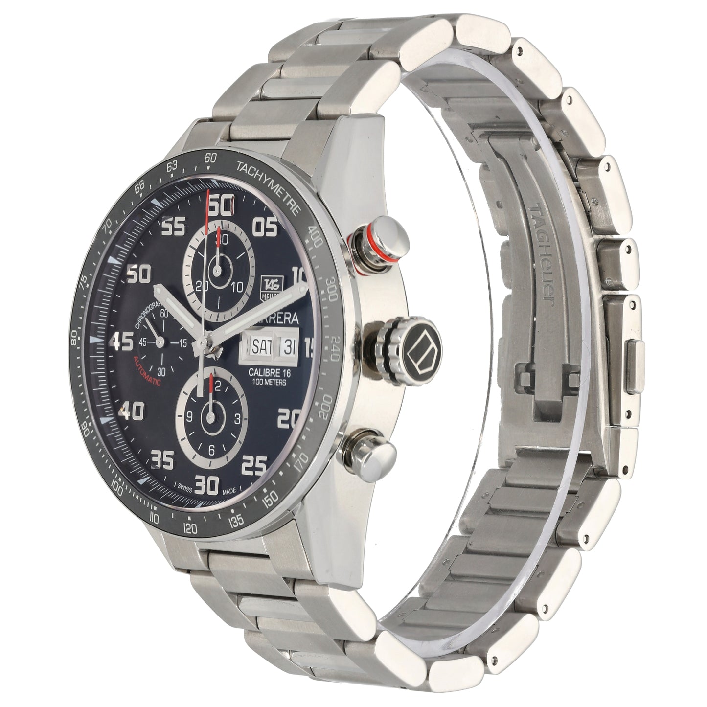 Tag Heuer Carrera CV2A1R 43mm Stainless Steel Watch