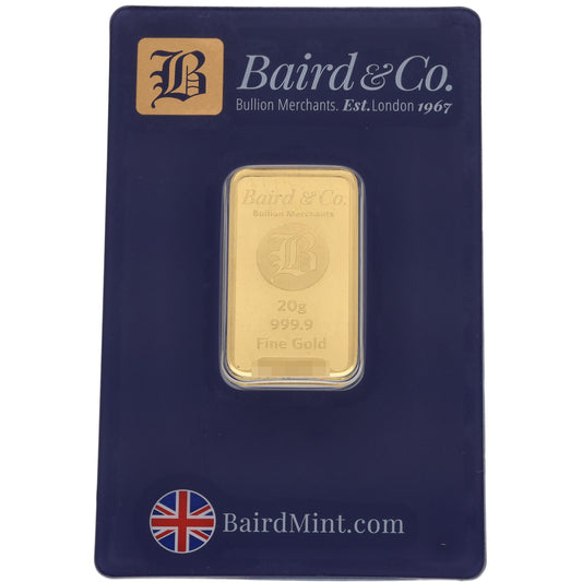 New 24ct 20g Gold Bar