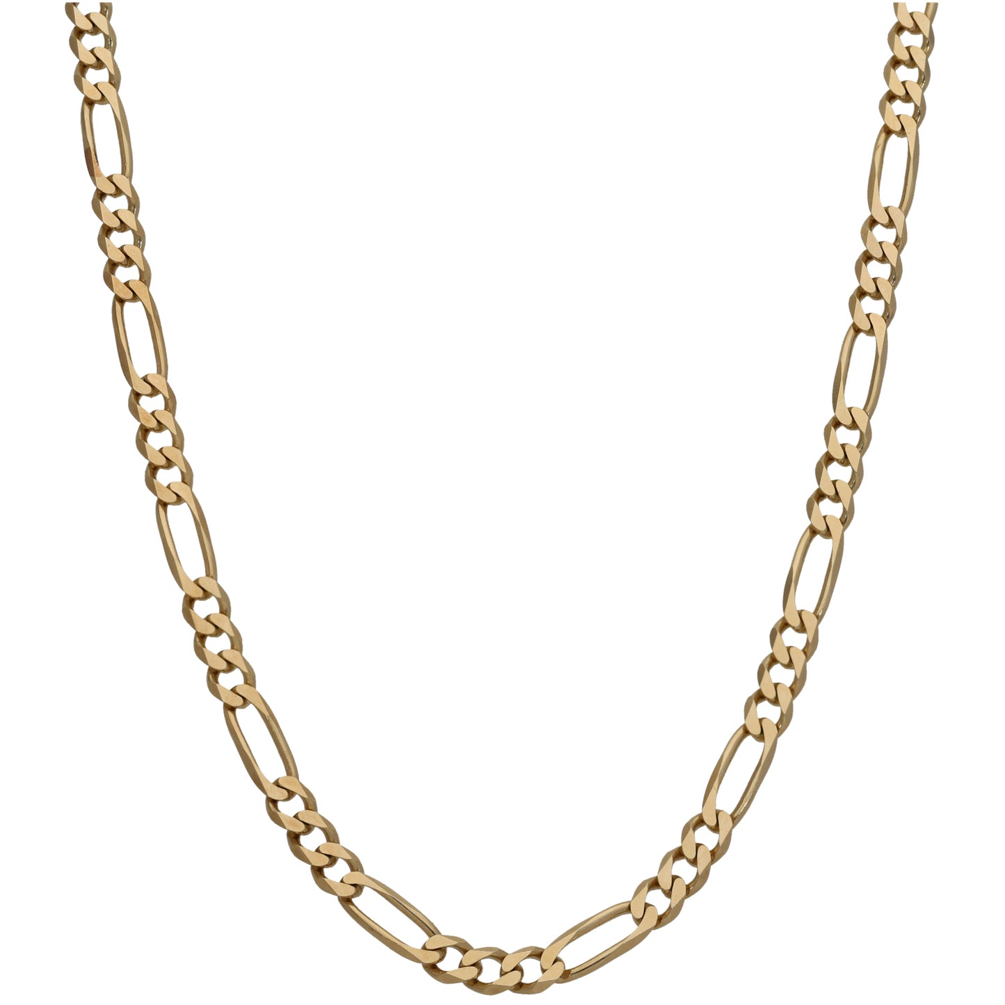 9ct Gold Figaro Chain 18"