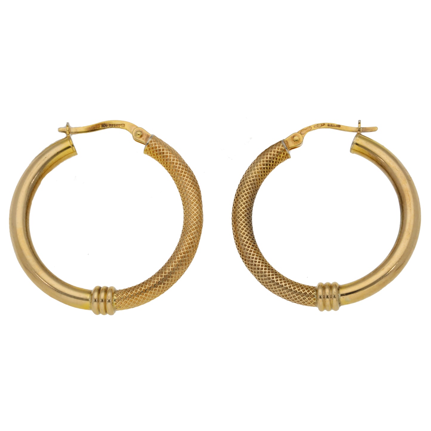 9ct Gold Hoop Earrings