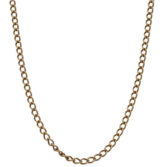 9ct Gold Curb Chain 24"