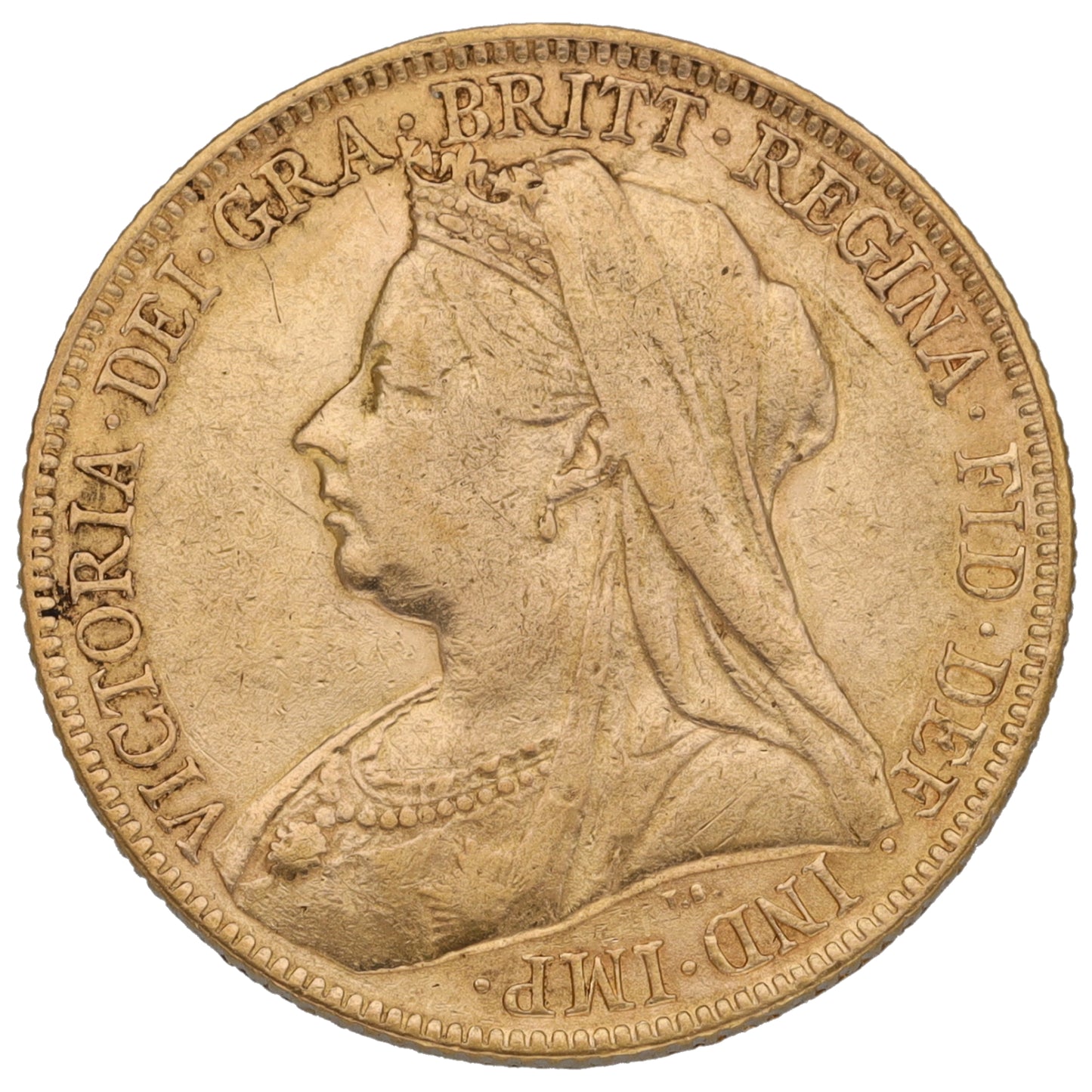 22ct Gold Queen Victoria Full Sovereign Coin 1898