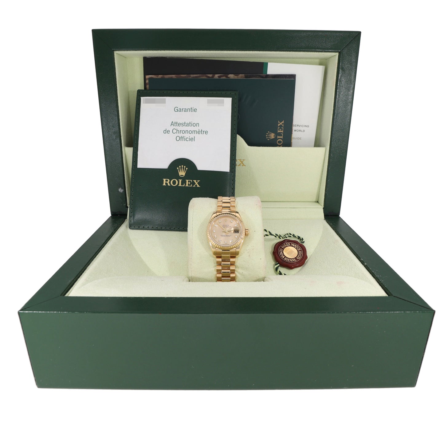 Rolex Lady Datejust 179178 26mm Gold Watch