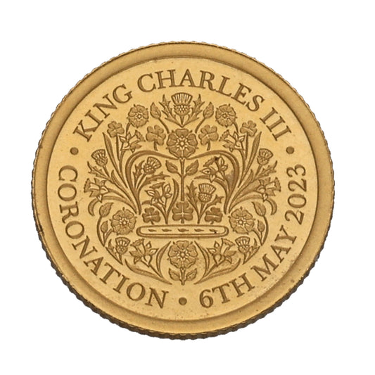 22ct Gold King Charles III Coronation Eighth Sovereign Coin 2023