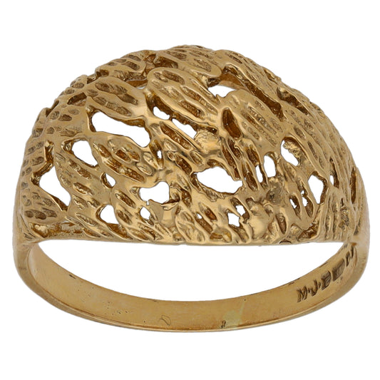 9ct Gold Alternative Ring Size M