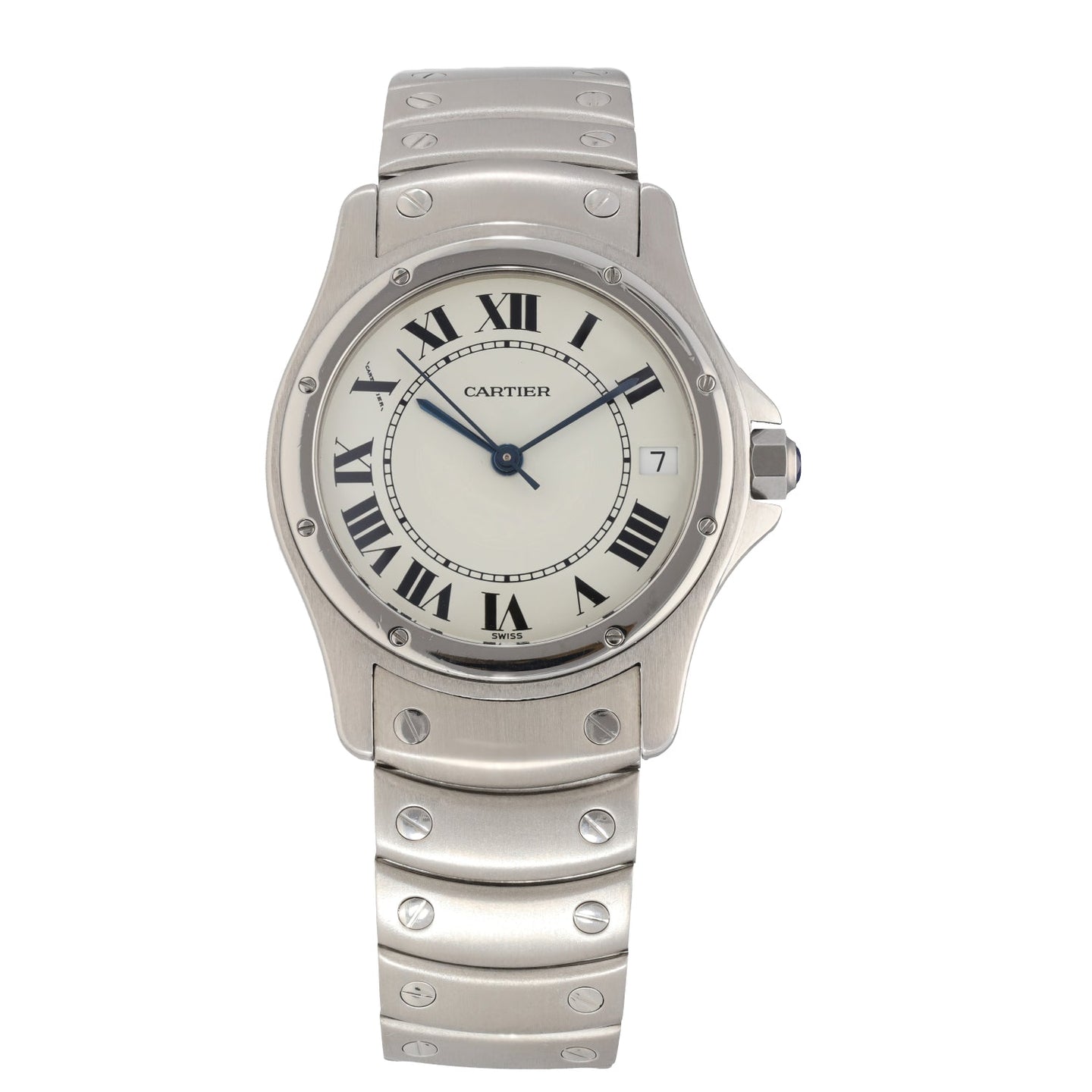 Cartier Santos Ronde 1920 33mm Stainless Steel Watch H T