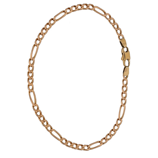 9ct Gold Figaro Bracelet