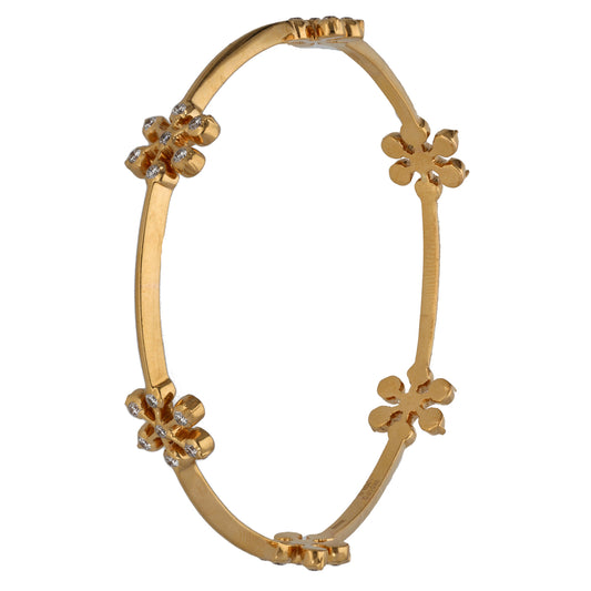 22ct Rose Gold 1.05ct Diamond Fancy Stone Set Bracelet