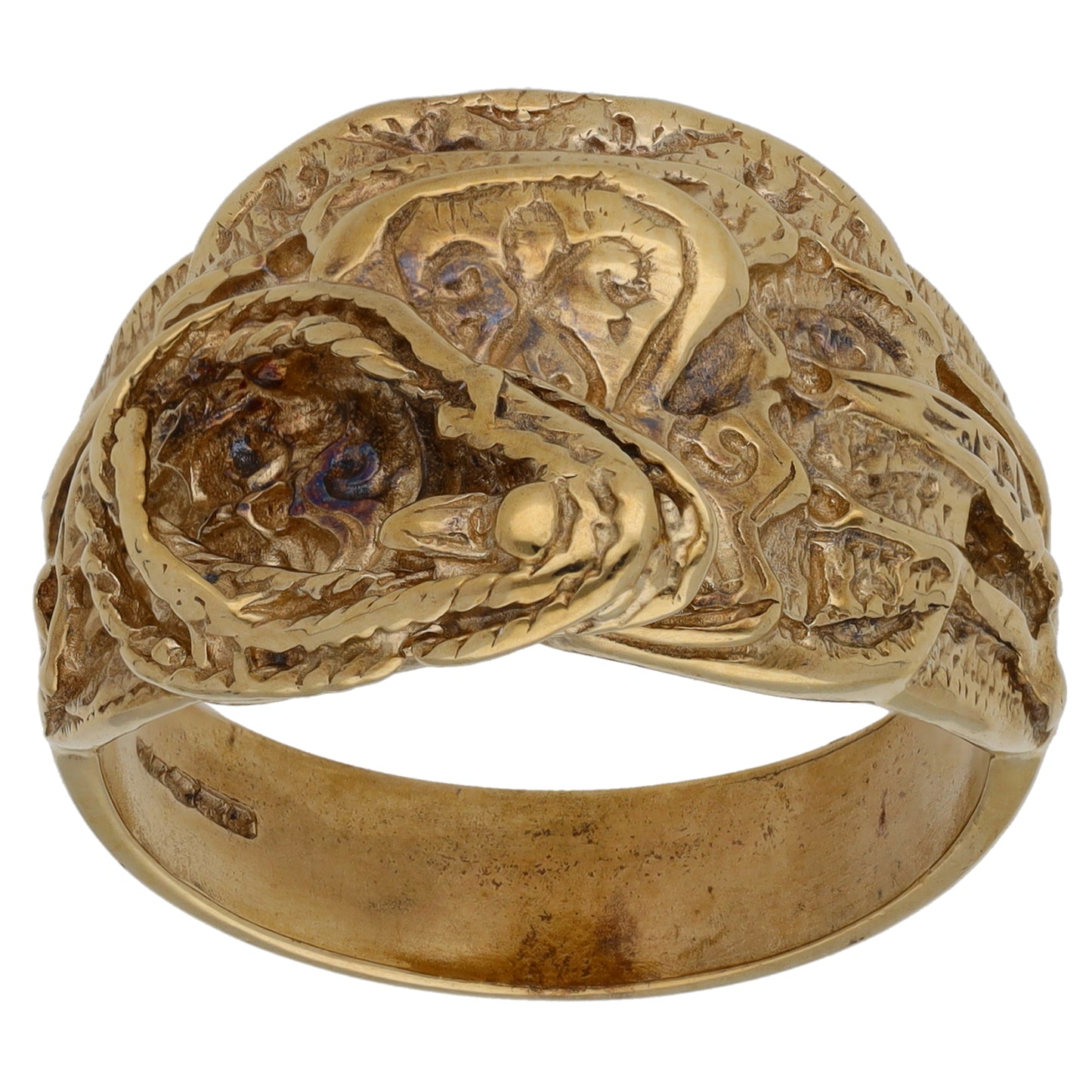 9ct Gold Saddle Ring Size W