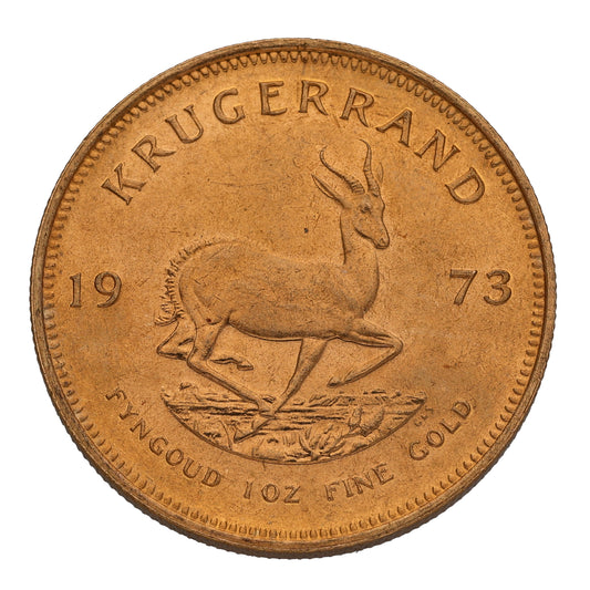 22ct Gold 1 OZ Krugerrand Coin 1973