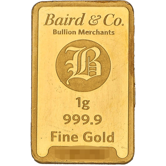 24ct 1g Gold Bar