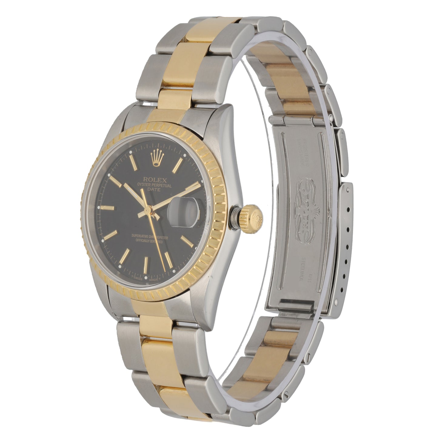 Rolex Date 15023 34mm Bi-Colour Watch