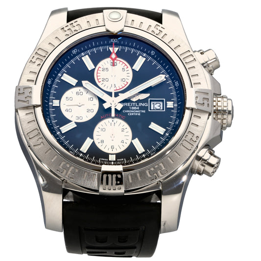 Breitling Super Avenger II A13371 48mm Stainless Steel Watch