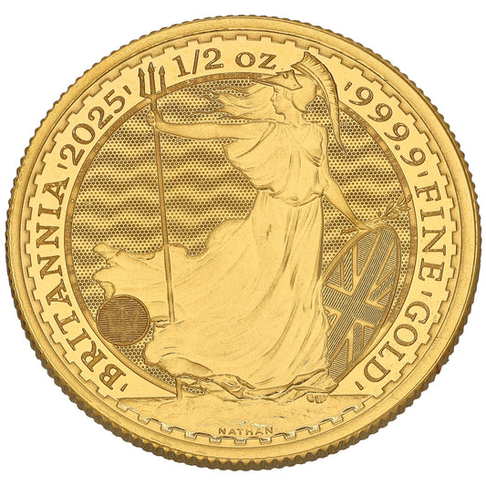 24ct Gold King Charles III 1/2 OZ Britannia Coin 2025