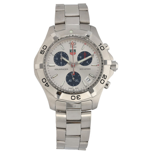 Tag Heuer Aquaracer CAF1111 41mm Stainless Steel Watch