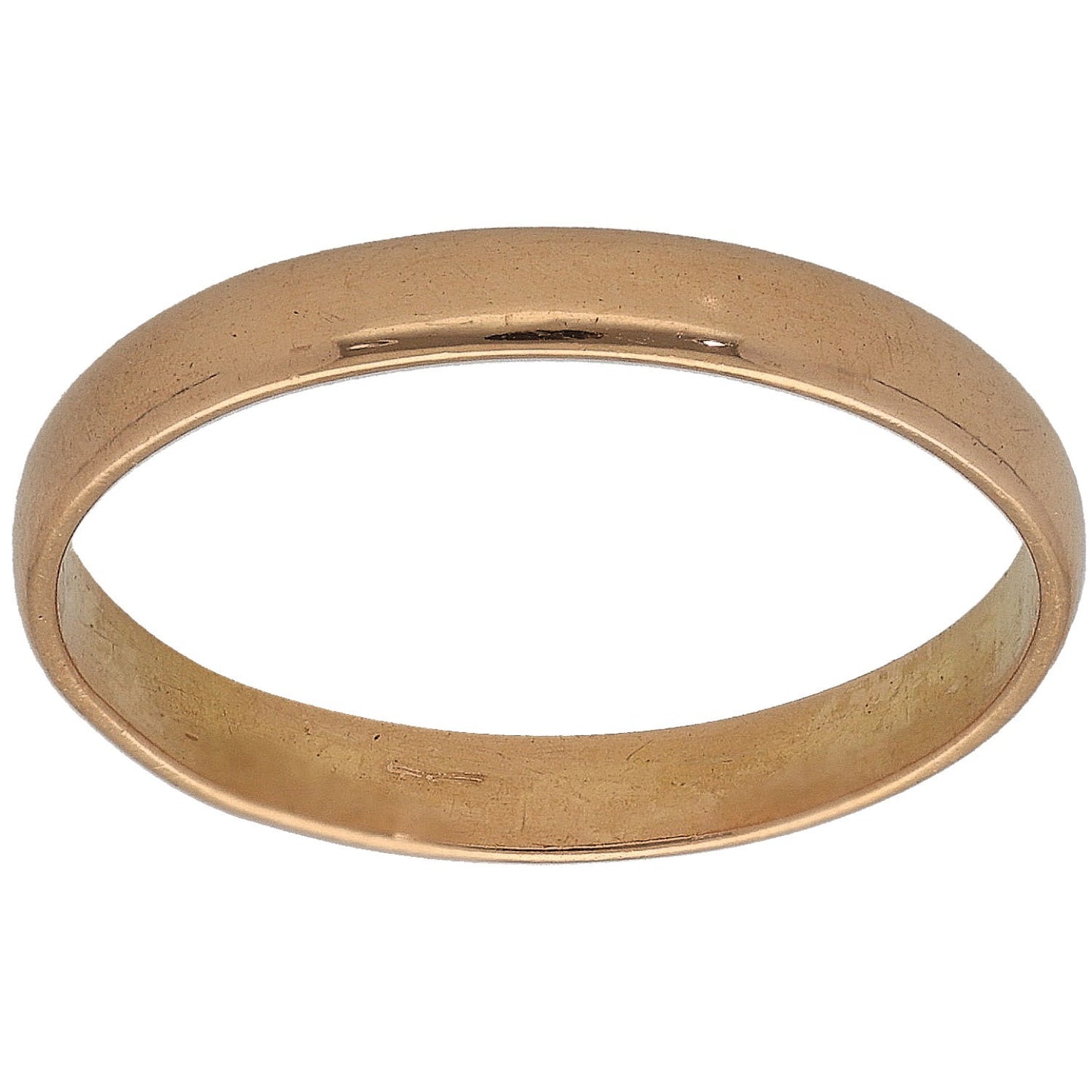 22ct Gold Plain Wedding Ring Size N