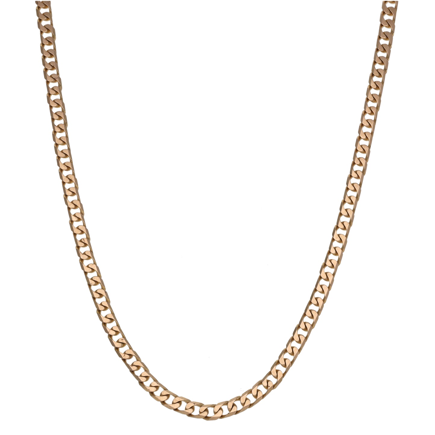 9ct Gold Curb Chain 20"