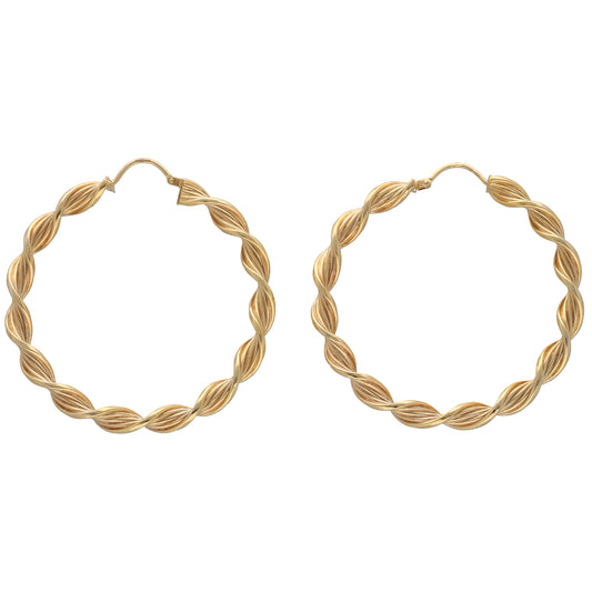 9ct Gold Hoop Earrings