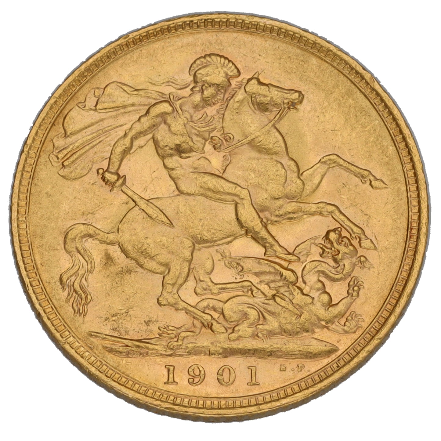 22ct Gold Queen Victoria Full Sovereign Coin 1901