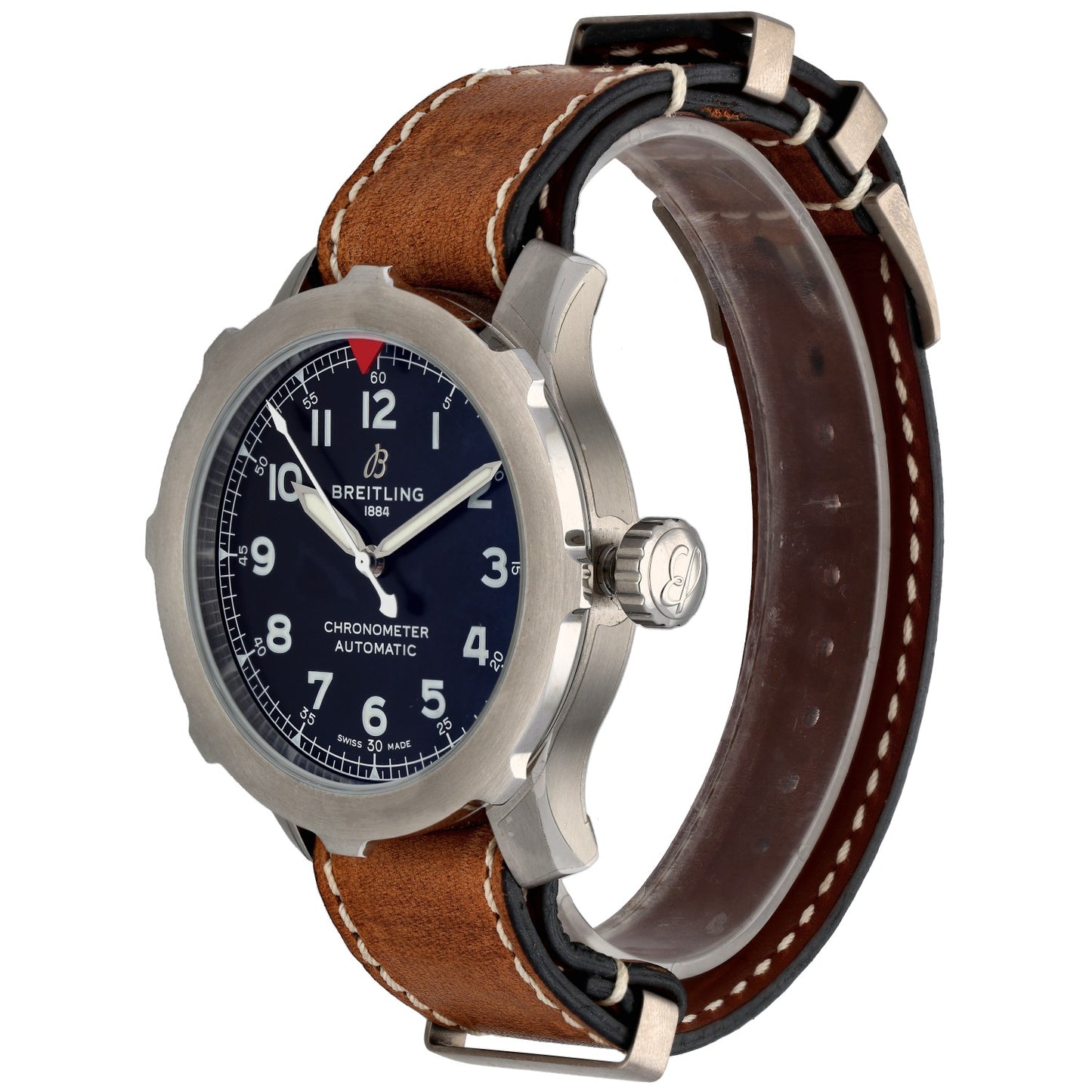 Breitling Aviator 8 AB2040 46mm Stainless Steel Watch