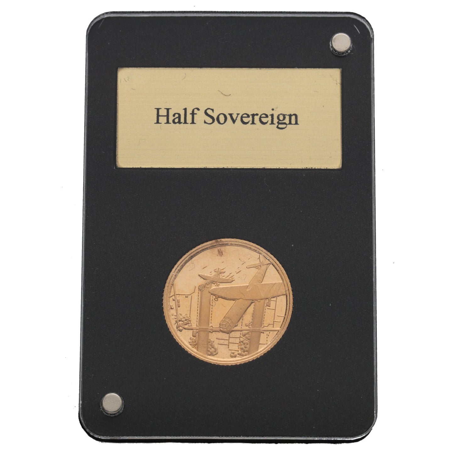 22ct Gold Queen Elizabeth II Half Sovereign Coin 2019